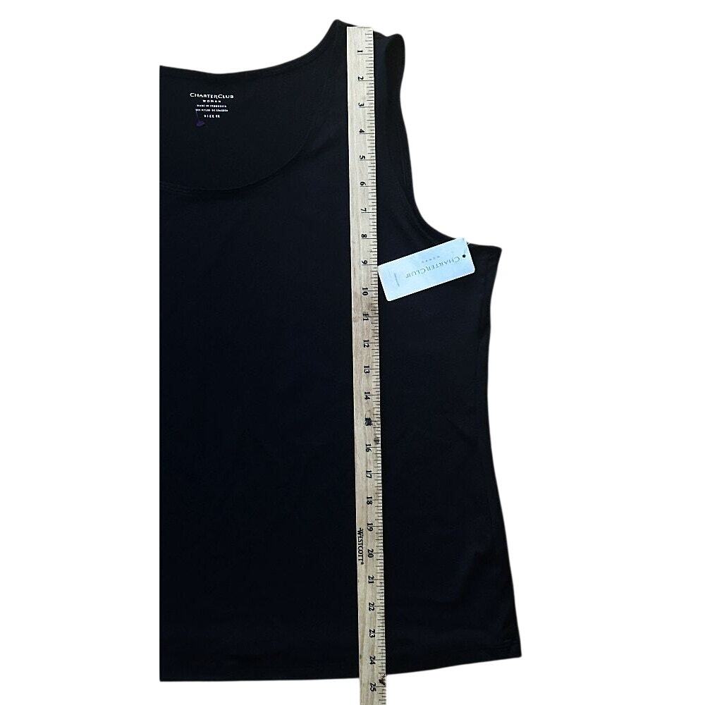 NWT Charter Club Black Camisole Women's XL - Picture 2 of 6